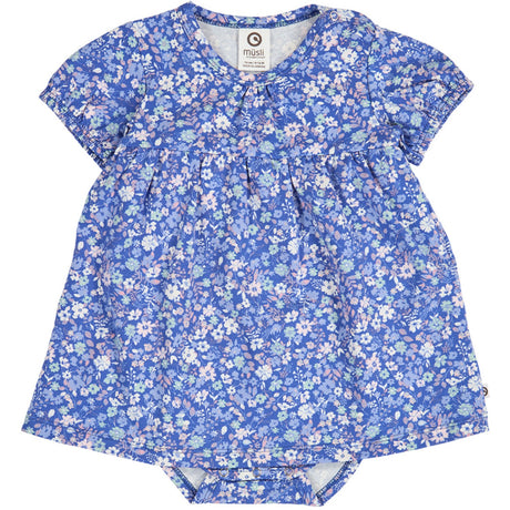 Müsli Azure Blue/ Nectar/ Tofu Primrose Puff S/S Dress Body