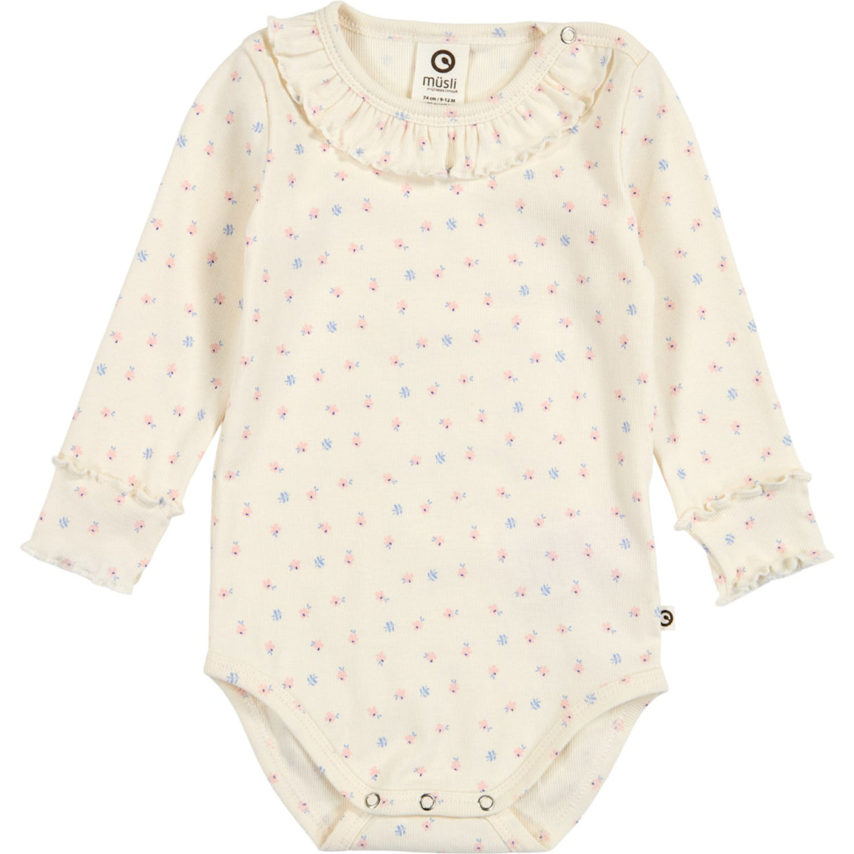 Müsli Tofu/ Nectar/ Shell Blue Spring Frill Collar L/S Body