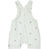 Müsli Tofu/ Ocean/ Mineral Red Seersucker Stripe Overalls Baby
