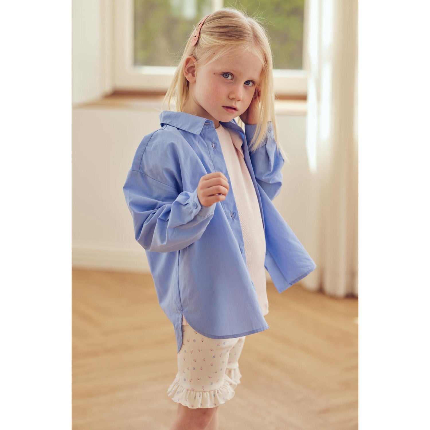 【タグ付き新品】Baby Frill Short Pants Buy Müsli Tofu/ Nectar/ Shell Blue Spring Frill Shorts | Luksusbaby