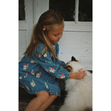 Konges Sløjd Bow Kitty Denim Magot Collar Jacket Gots