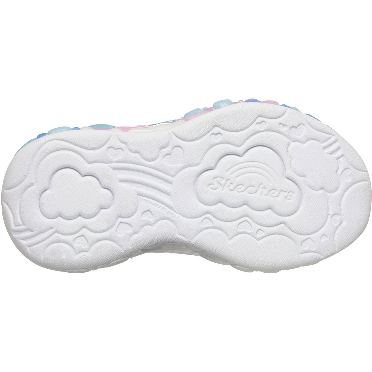 Skechers Silver S-Lights: Eternal Heart Lights