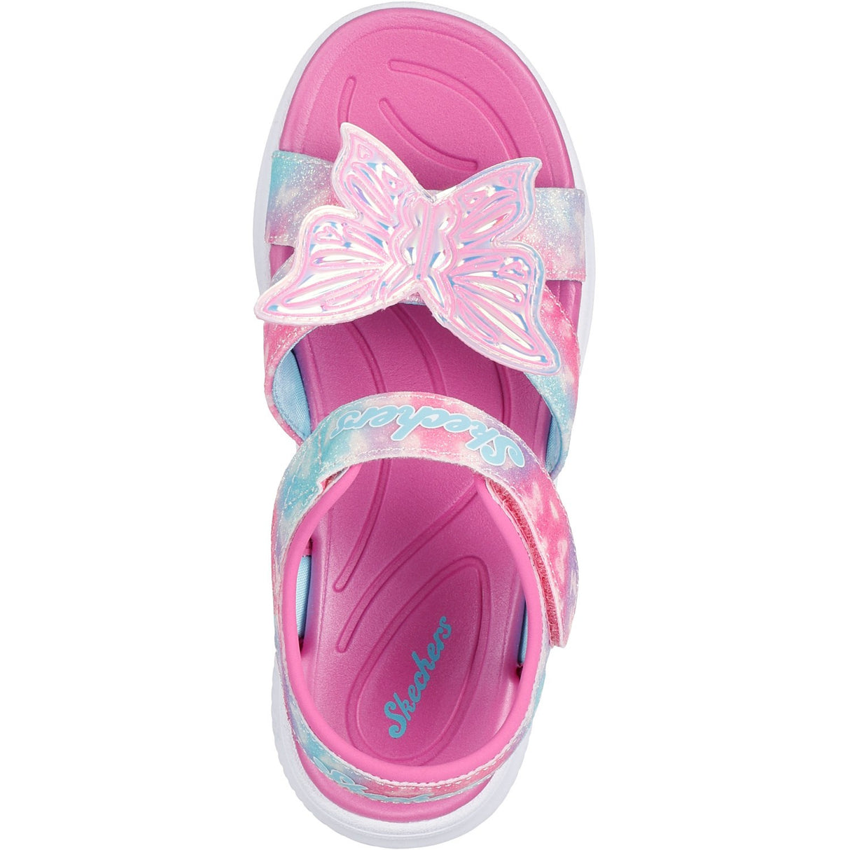 Skechers Pink Jumpsters Sandal – Butterfly Brights