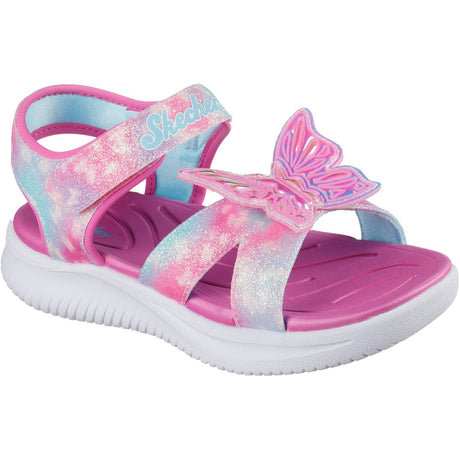 Skechers Pink Jumpsters Sandal – Butterfly Brights