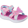 Skechers Pink Jumpsters Sandal – Butterfly Brights
