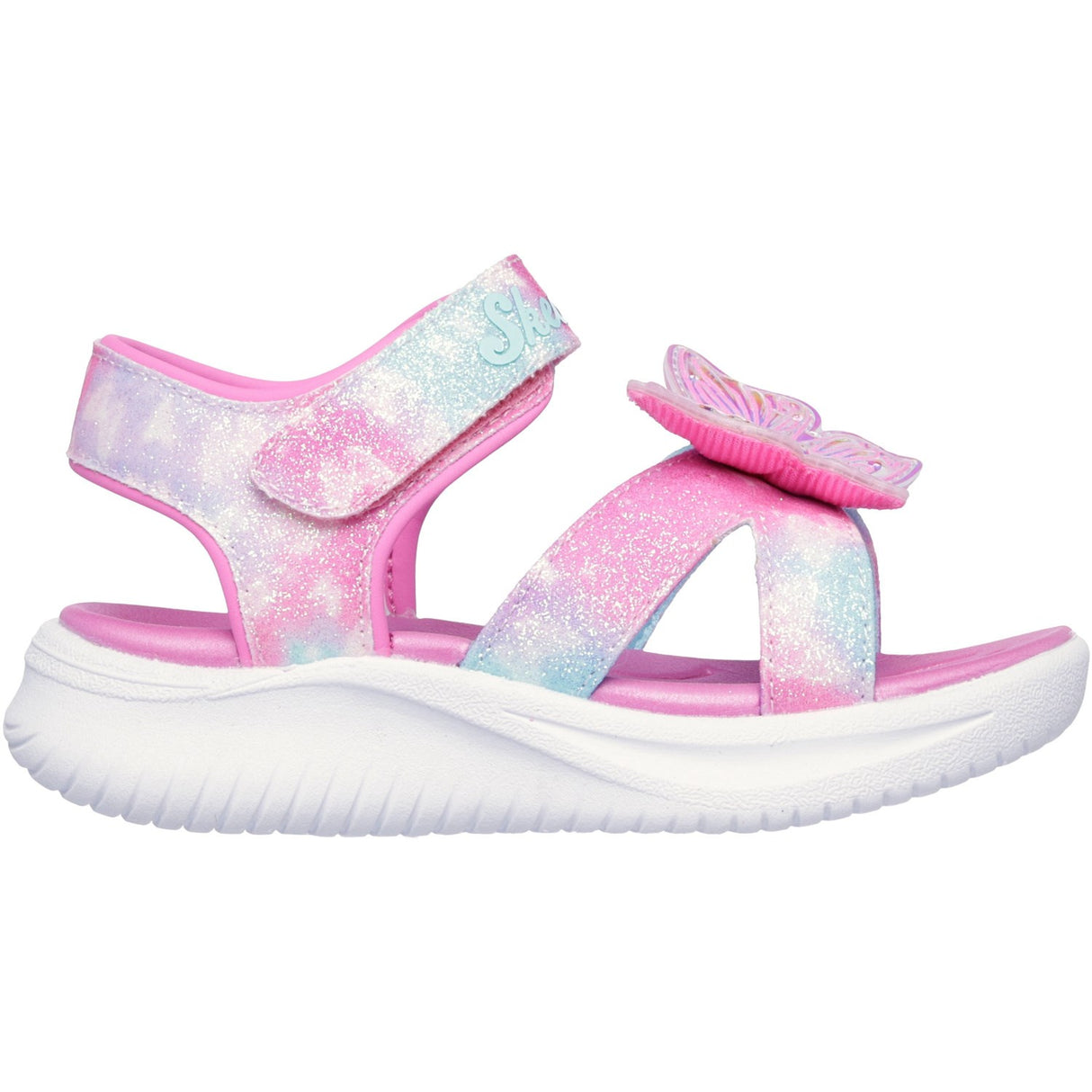 Skechers Pink S Lights - Jumpsters Sandal – Butterfly Brights