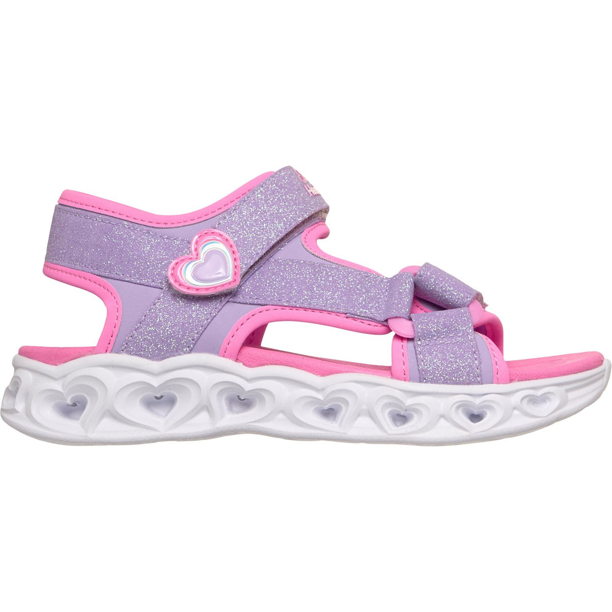 Skechers Purple Heart Lights Sandals