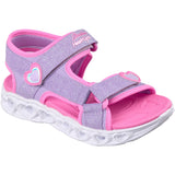Skechers Purple Heart Lights Sandals