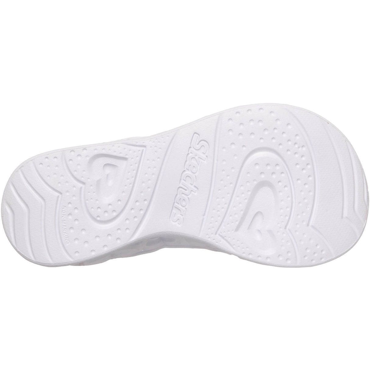 Skechers Silver Heart Lights Sandals