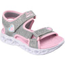 Skechers Silver Heart Lights Sandals