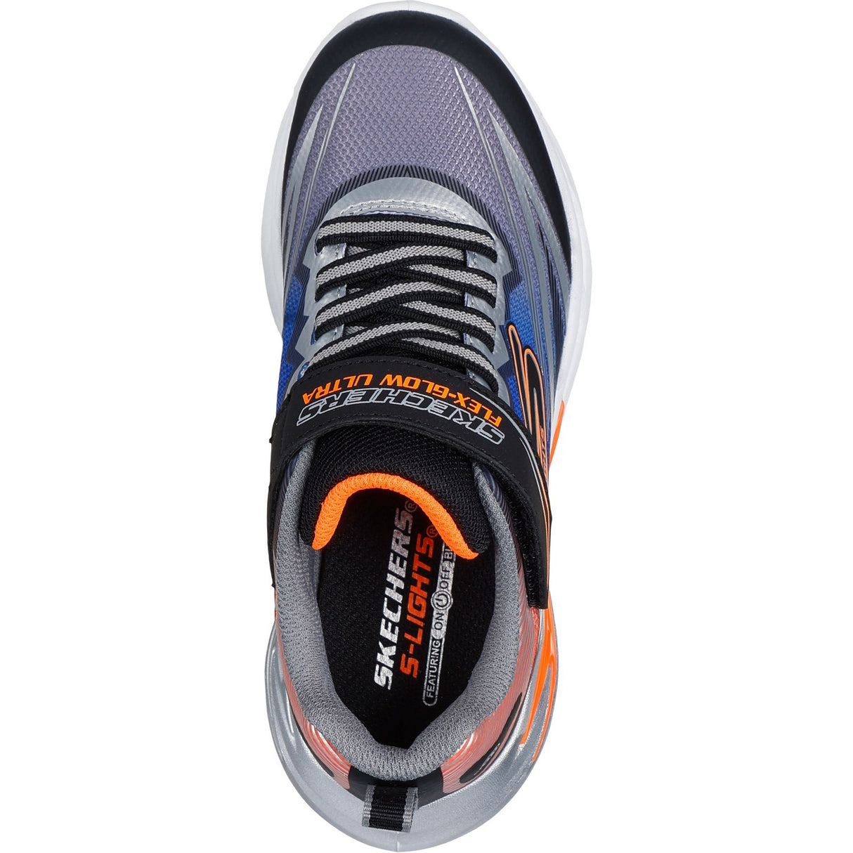 Skechers Black S-Lights: Flex-Glow Ultra