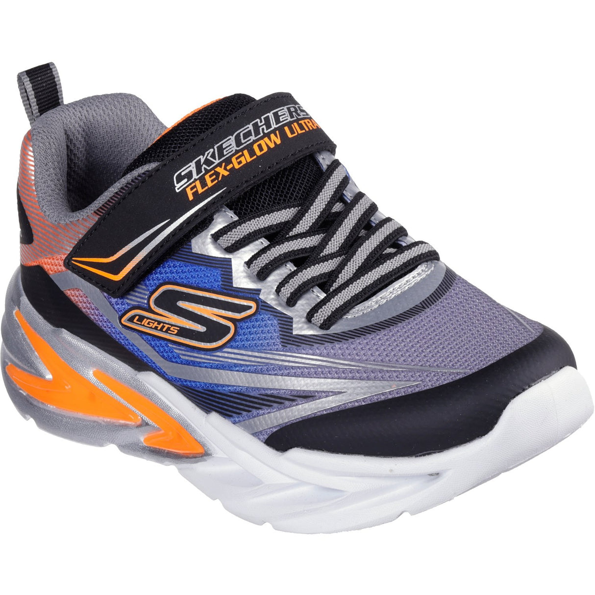 Skechers Black S-Lights: Flex-Glow Ultra