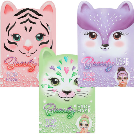 TOPModel Beauty & Me Face Mask Animal Motive Assorted