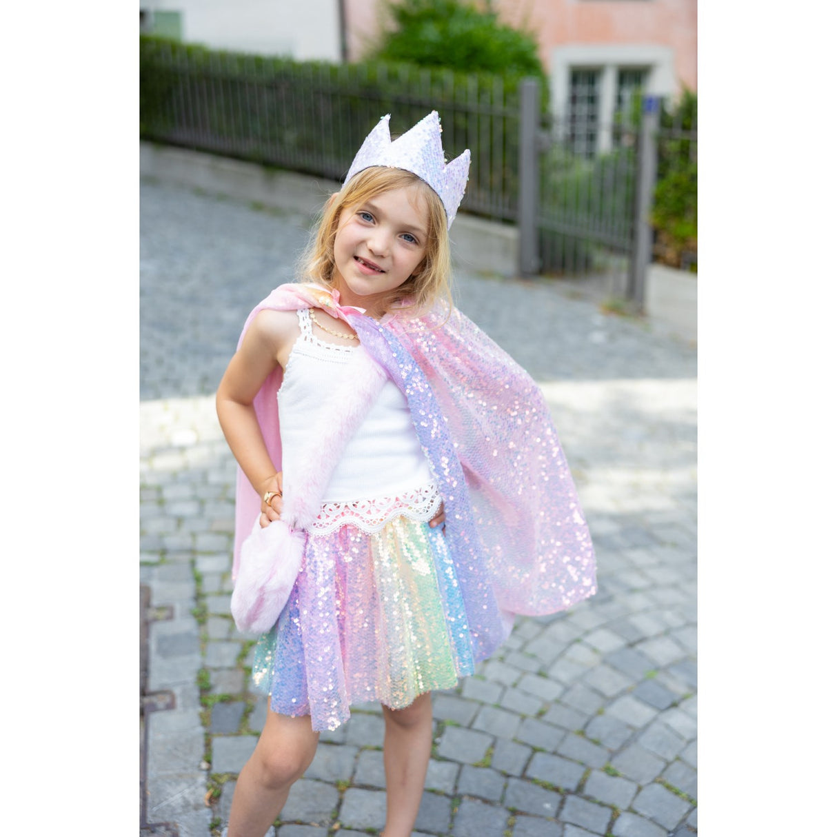 Great Pretenders Ombre Sequins Cape
