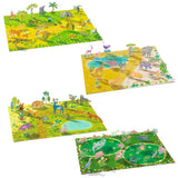 Djeco Creative Standing Stickers, Animal