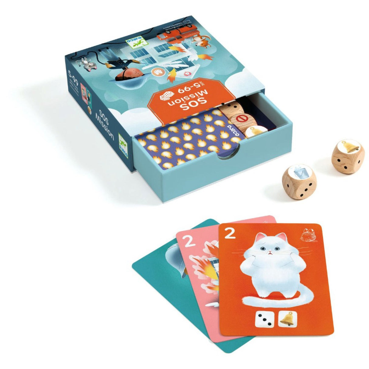 Djeco Dice Game, Pets Rescue