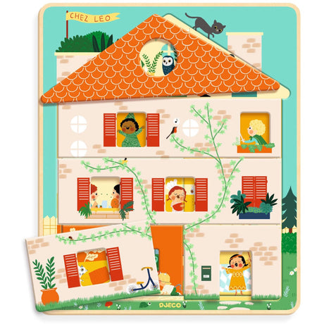 Djeco Layer On Layer Jigsaw Puzzle, The House