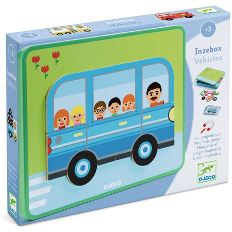 Djeco Inzebox Magnet Leg, Vehicles