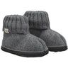 Huttelihut Medium Grey Melange Slippers Wool