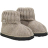 Huttelihut Camel Melange Slippers Wool