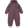 En Fant Rose Taupe Baby Snowsuit W. Frills