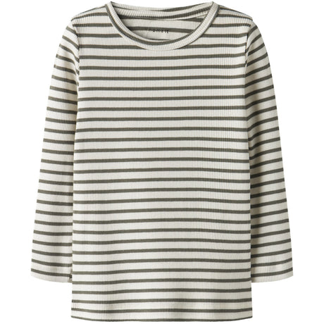 Name It Dusty Olive Nmnbani Ls Xsl Top Noos