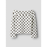 Name It Cloud Dancer Nkfbilla Ls Top