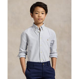 Polo Ralph Lauren Lt Blue Stripe Sport Shirt