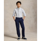 Polo Ralph Lauren Lt Blue Stripe Sport Shirt