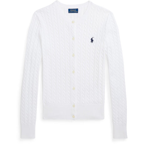 Polo Ralph Lauren Optic White W/ Navy Cardigan