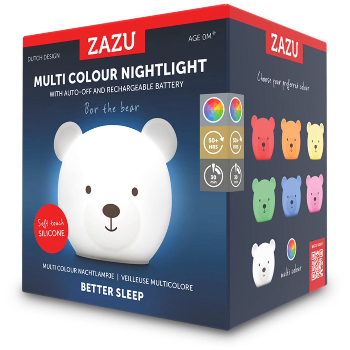 Zazu White Bor The Bear Nightlight