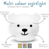 Zazu White Bor The Bear Nightlight