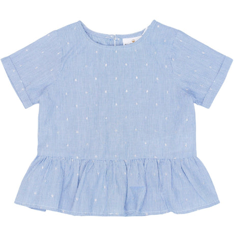 THE NEW Siblings Forever Blue Striped Tnstthea S_S Top