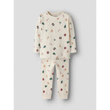 Name It Whitecap Gray Xmas AOP Nmnvismas Ls Nightset