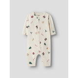 Name It Whitecap Gray Xmas AOP Nbnvismas Ls Nightsuit