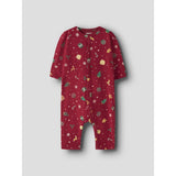 Name It Jester Red Xmas AOP Red Nbnvismas Ls Nightsuit