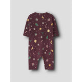 Name It Burgundy Xmas AOP Nbnvismas Ls Nightsuit