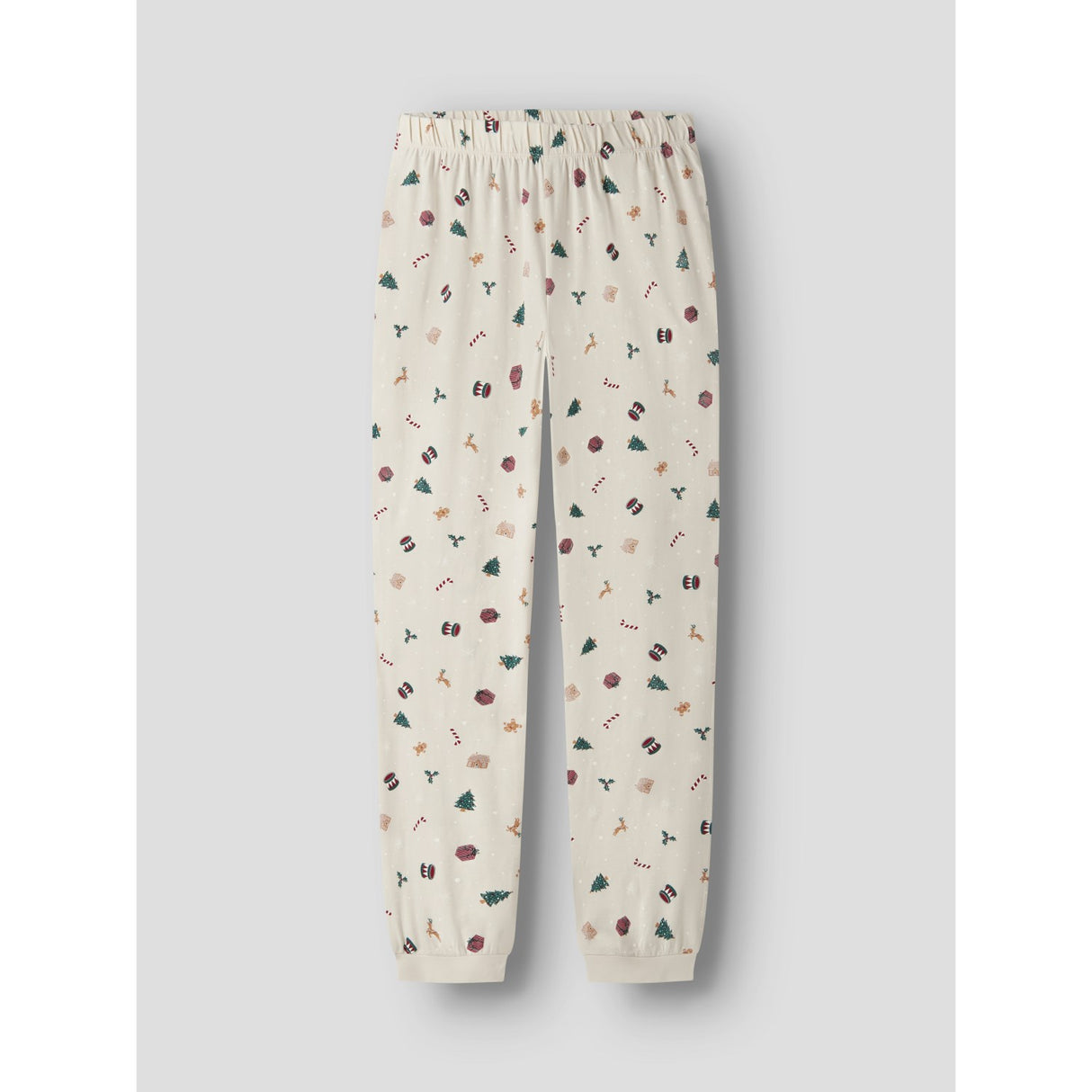 Name It Whitecap Gray Xmas AOP Nanvismas Ls Nightset Adult