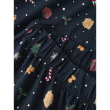 Name It Navy Blazer Xmas AOP Navy Nanvismas Ls Nightset Adult