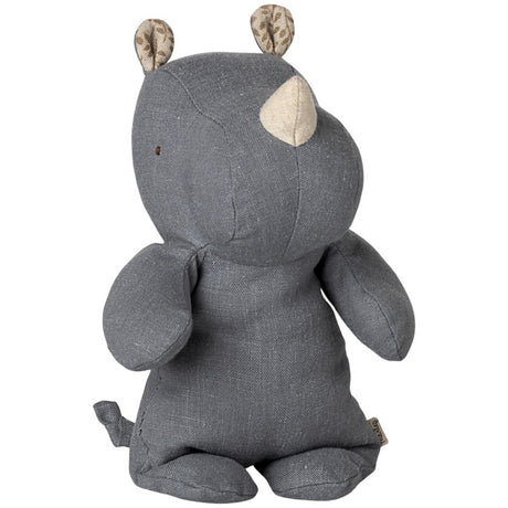 Maileg Safari Friends, Næsehorn, Lille - Støvet Blå