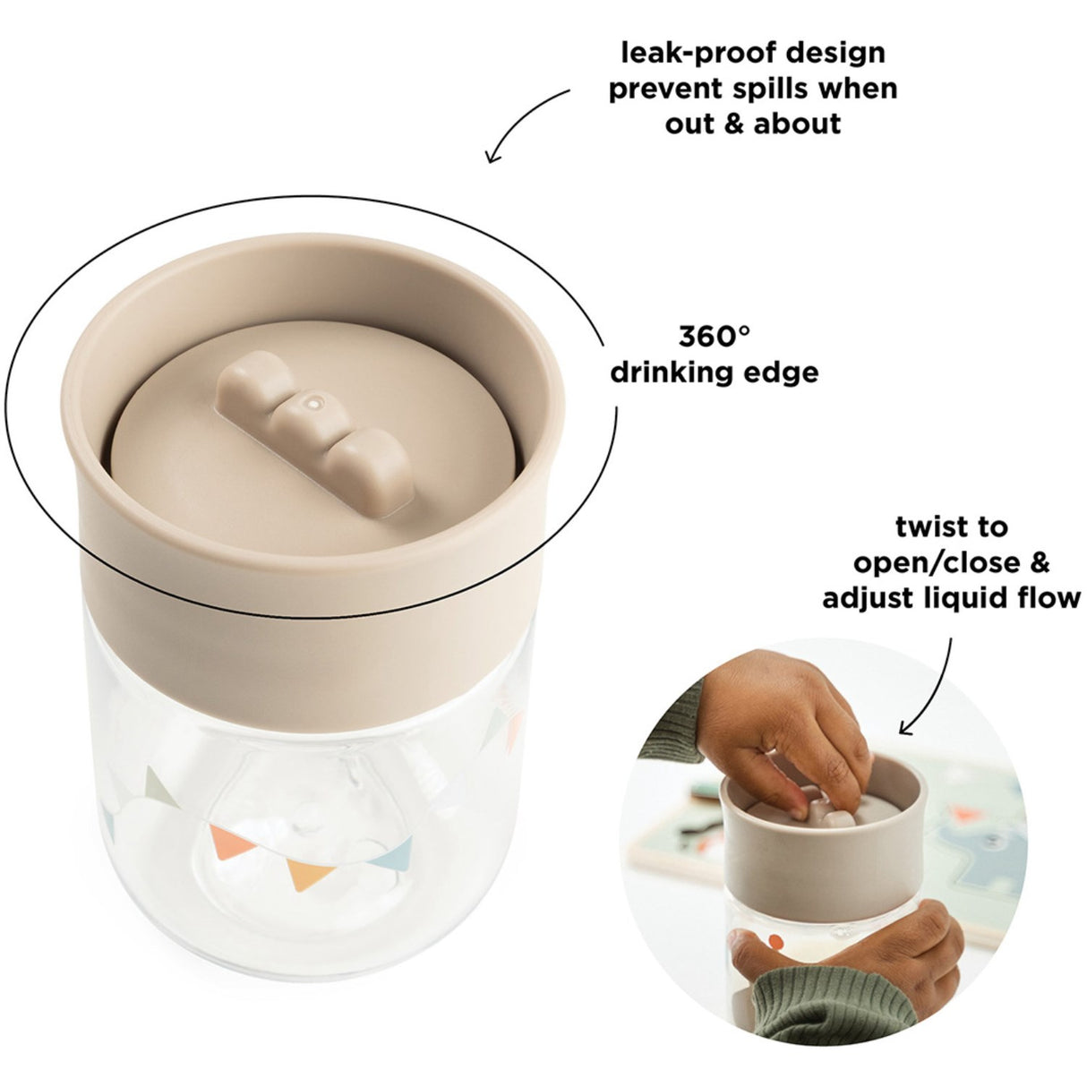 DonebyDeer Celebration Sand Træningskop 360°