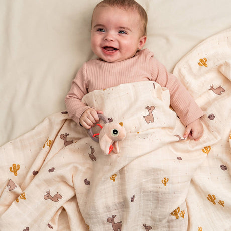 DonebyDeer Lalee Powder Baby Swaddle