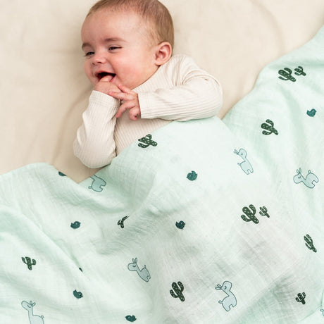 DonebyDeer Lalee Blue Baby Swaddle