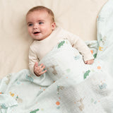 DonebyDeer Celebration Blue Baby Swaddle