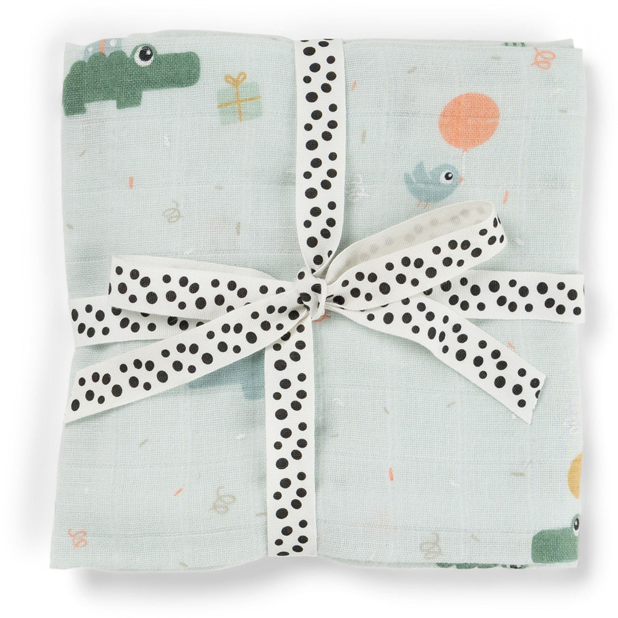 DonebyDeer Celebration Blue Baby Swaddle