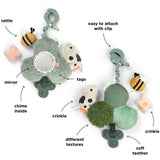 DonebyDeer Tiny Farm Green Aktivitetsspejl With Clip