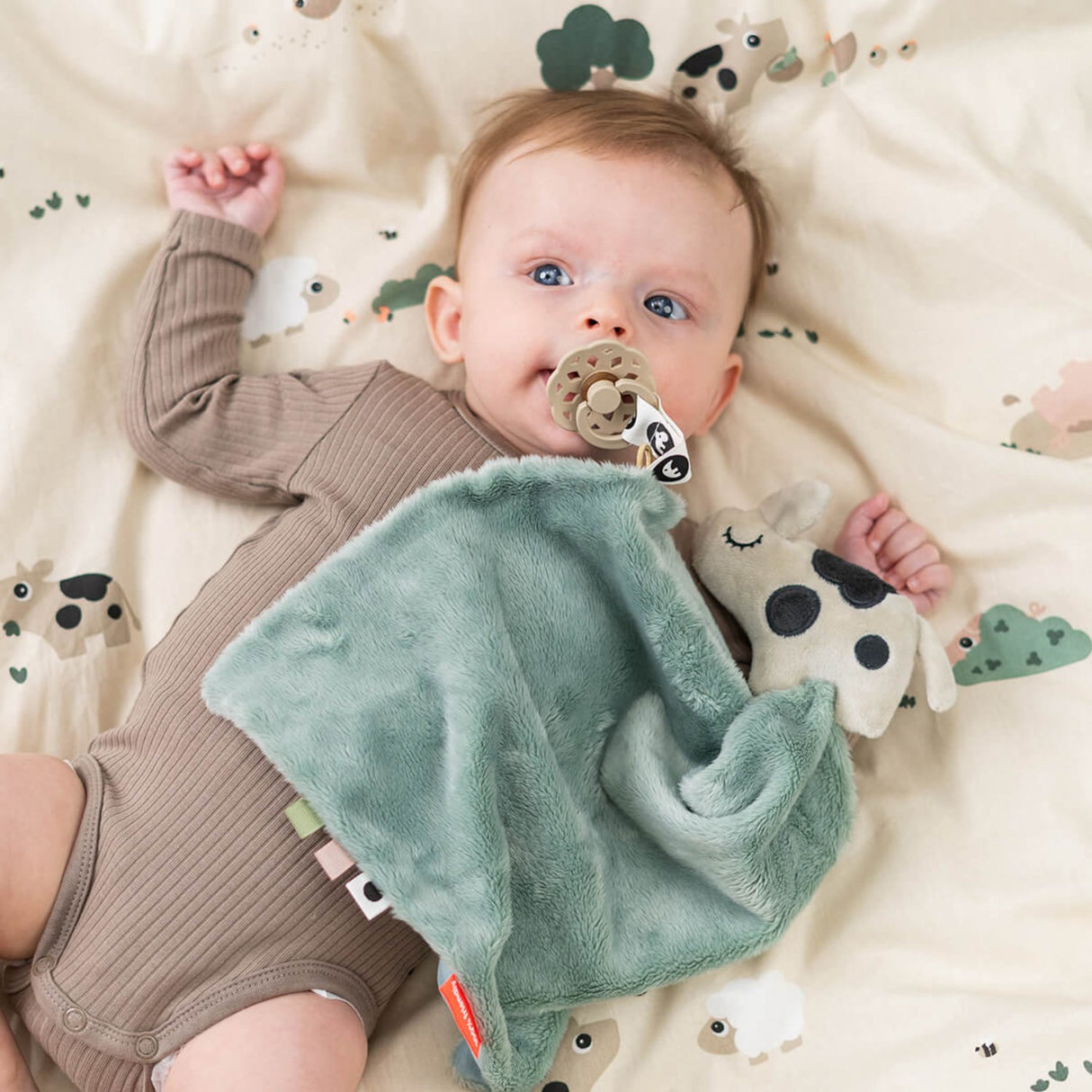 DonebyDeer Dotti Blue Cuddle Cloth