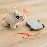 DonebyDeer Elphee Sand 2-I-1 Pull-Along Animal