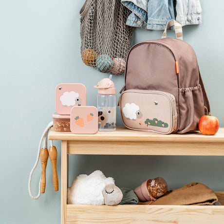 DonebyDeer Tiny Farm Powder Water Bottle With Straw 350 Ml