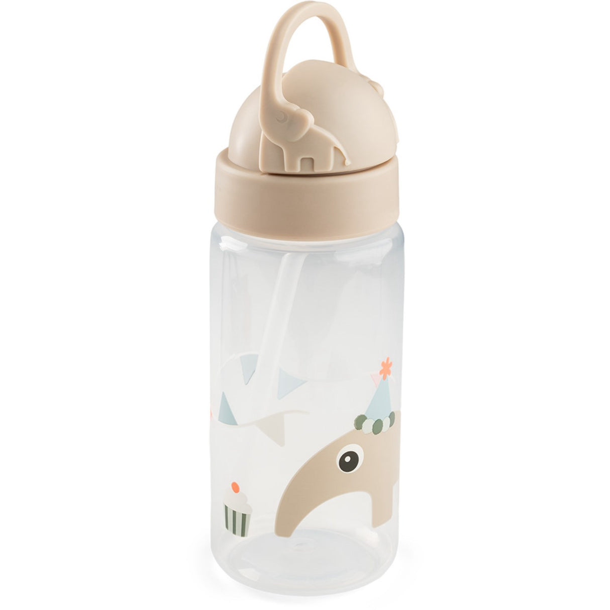 DonebyDeer Celebration Powder Water Bottle With Straw 350 Ml